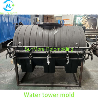 Molde de moldeo rotacional de aleación de aluminio para la producción general del tanque de almacenamiento 1T