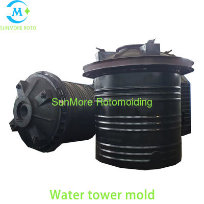 Rango de capacidad 10T Molde de moldeo rotativo para grandes depósitos de almacenamiento / aplicaciones de ingeniería