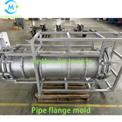 comprar Molde de flange de tubos de alumínio rotomoldado personalizado para sistemas de tubulação industrial Fabricação em linha