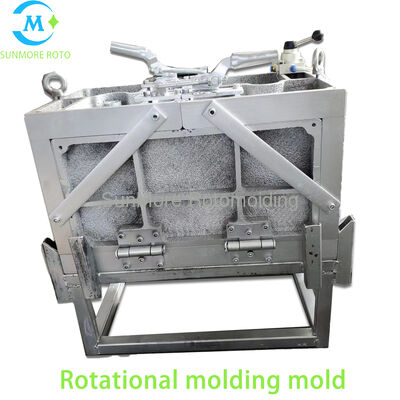 comprar molde de Rotomolding del contenedor de almacenamiento de la carretilla elevadora de la altura LLDPE de 900m m para el almacenamiento industrial del material a granel Fabricación en línea