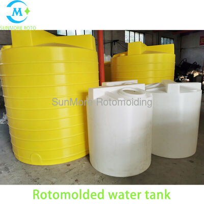 ซื้อ LLDPE ถังจ่ายสารเคมีแบบกำหนดเองถัง Rotomould สี่เหลี่ยมสำหรับการบำบัดน้ำ PAC PAM การผลิตออนไลน์