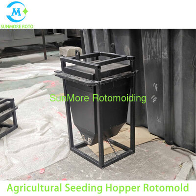 kopen OEM ODM Landbouw Zaaien Hopper Rotatie Staal Mold Farm Plastic Hopper Roto Mold online vervaardiging