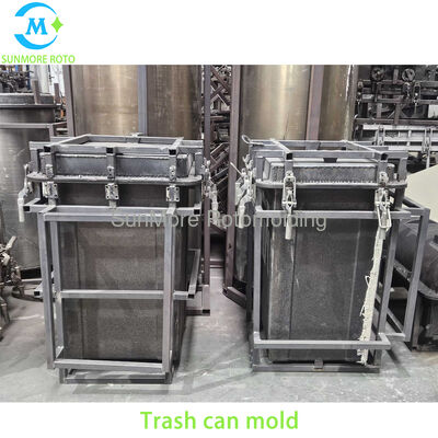 satın al Ağır Güçlü Çelik Rotomoulding Çöp Kutusu Kalıbı Dışarıda HDPE Çöp Kutusu için Çevrimiçi üretim