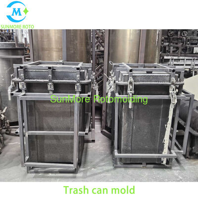 Buy Heavy Duty Steel Rotomoulding Dustbin Mould for Outdoor HDPE Garbage Bin online manufacture