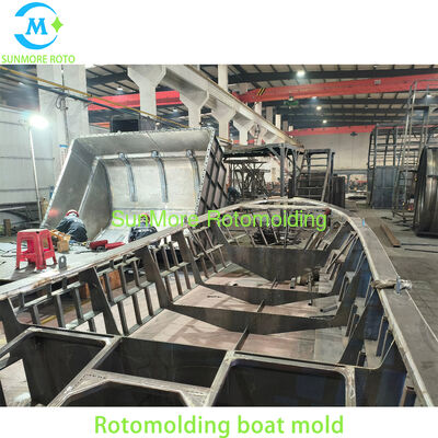 Buy SUNMORE Source Factory Custom Rotomolding Boat Mold for HDPE Plastic Fishing Boat online manufacture