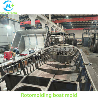شراء SUNMORE Source Factory قالب قارب Rotomolding مخصص لقارب الصيد البلاستيكي HDPE تصنيع عبر الإنترنت