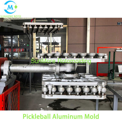 خرید SUNMORE OEM ODM قالب آلومینیومی روتومولدینگ چند حفره ای برای HDPE Pickleball تولید آنلاین