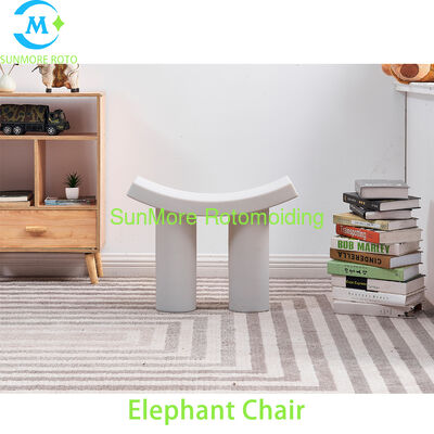 satın al SUNMORE Modern Minimalist Beyaz Rotomolded Fil Sandalye Tabure Oturma Odası için Çevrimiçi üretim