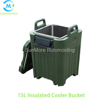 acheter SUNMORE 15L Bouteille de refroidisseur isolé rotomoldé, contenant de stockage thermique d'aliments en acier inoxydable pour la restauration et l'extérieur fabrication en ligne