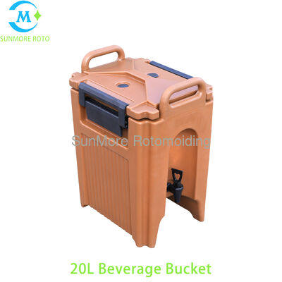 Buy OEM 20L Rotational Molding Insulated Beverage Bucket, Leakproof Thermal Drink Dispenser with Tap Spigot online manufacture