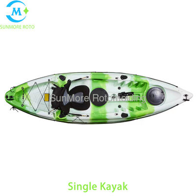 Buy SUNMORE Rotomolded Single Sit On Top Kayak, Camouflage HDPE One Person Fishing Kayak for Outdoor Water Sport online manufacture