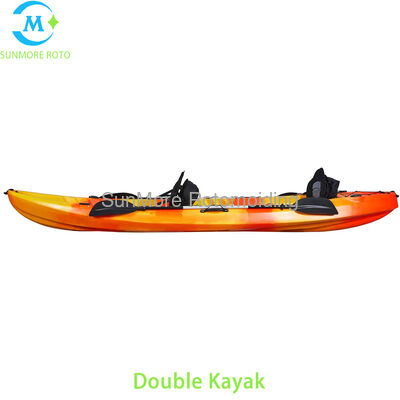 Buy SUNMORE Rotomolded Double Sit On Top Kayak, Gradient HDPE Two Person Touring Kayak for Couple Family Water Recreation online manufacture