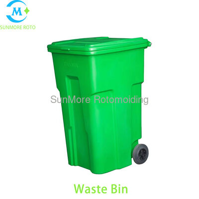 Buy SUNMORE Factory Colorful Rotomolded Garbage Bin, Large Capacity Wheeled Waste Container for Street Park Sanitation online manufacture