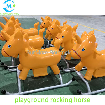Buy SUNMORE Factory Weatherproof Rotomolded Unicorn Rocker, Color Custom Kids Outdoor Playground Rocking Animal Toy online manufacture