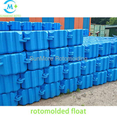 주문 원활한 두꺼운 HDPE Rotomolded 플로트, 요트 선착장용 충격 방지 방수 플라스틱 플로팅 폰툰 온라인 제조