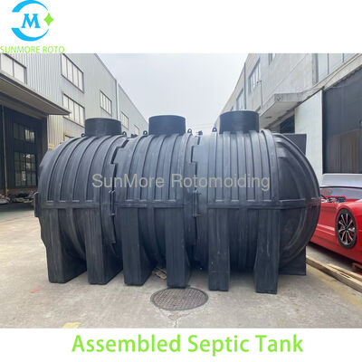 Buy Sunmore Rotomolded Assembled Three-Chamber Septic Tank, Underground Split PE Sewage Treatment Tank For Rural Household Toilet Renovation online manufacture