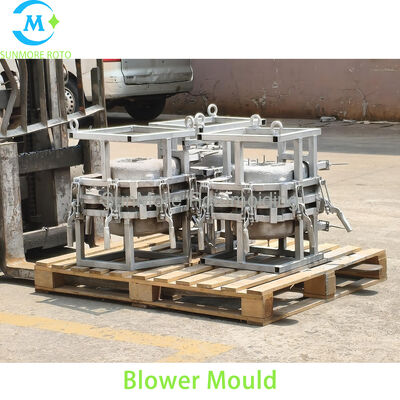 Buy Sunmore OEM Rotomolded Blower Housing Mold, Thick Cast Aluminum Rotational Mould With Quick Lock Frame For Plastic Air Blower Shell Production online manufacture