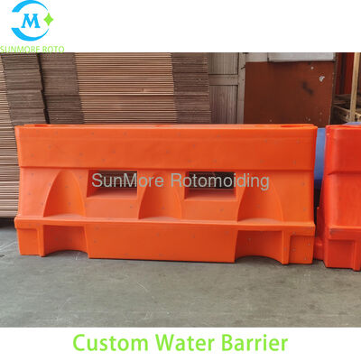 Buy Sunmore Rotomolded Plastic Water Filled Traffic Barrier, Hollow Fillable Water Barrier For Road Construction Safety Isolation online manufacture