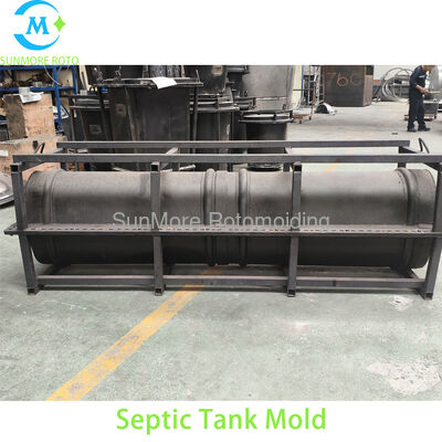 Buy OEM Custom Horizontal Septic Tank Rotomold, Anti-Deformation Welded Steel Frame Mould For Rural Renovation LLDPE Sewage Tank online manufacture
