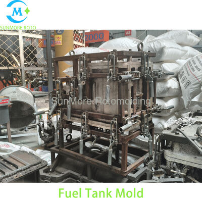 Buy SUNMORE ROTO OEM Custom Rotomolding Fuel Tank Mold, Cast Aluminum Rotational Mould For Plastic Fuel Tank Production online manufacture