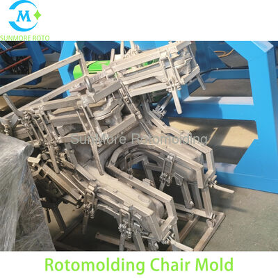 comprar Molde personalizado para silla de rotomoldeo, molde rotacional de aluminio fundido de precisión para muebles de plástico para exteriores Fabricación en línea