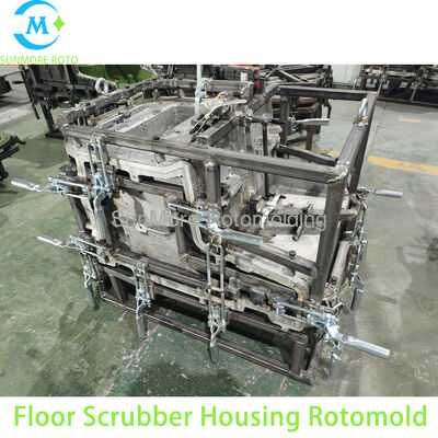 Beli SUNMORE ROTO OEM Floor Scrubber Housing Rotomold, Cetakan Rotasi Aluminium Cor Terpisah Untuk Cangkang Peralatan Pembersih Plastik pembuatan online