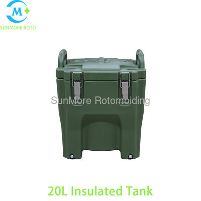 acheter SUNMORE ROTO Custom 20L Rotomolded PE Glacière isolée, réservoir de conservation thermique de qualité alimentaire avec doubles poignées et loquets en acier inoxydable, prend en charge l'impression de couleurs personnalisées et de logo de marque fabrication en ligne