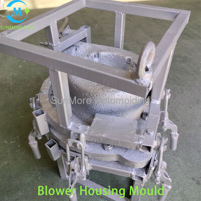 kopen SUNMORE ROTO Custom Cast Aluminium Blower Housing Rotomolding Mould, OEM Hollow Plastic Fan Shell Rotational Mould met integraal hefframe & Multi-Point Quick Clamps online vervaardiging