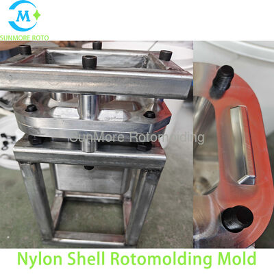 buy SUNMORE ROTO Custom Aluminum Rotomolding Mold For Nylon Plastic Shell, CNC Machined Rotational Mould For Rotomolded Housing online manufacture