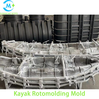 buy SUNMORE ROTO Custom Aluminum Rotomolding Mold For Plastic Kayak, CNC Machined Rotational Mould For Rotomolded Fishing Kayak Canoe online manufacture