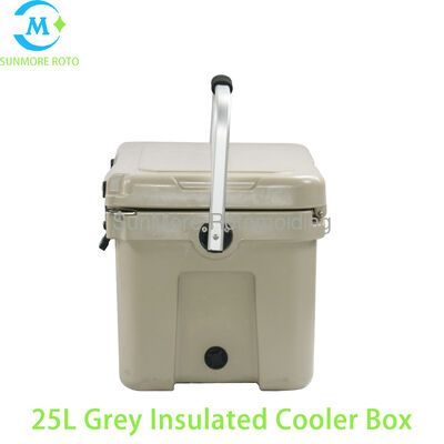 buy SUNMORE ROTO 25L Grey Rotomolded Insulated Cooler Box, Outdoor Portable Ice Chest, Waterproof Thermal Cooler Box For Fishing Camping Travel online manufacture