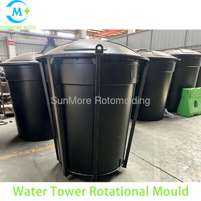 buy SUNMORE ROTO Custom Steel Rotomolding Mold For Plastic Water Tank, Vertical Water Tower Rotational Mould For Rotomolded Water Storage Tank online manufacture