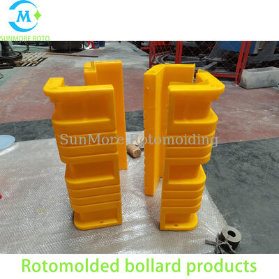 buy SUNMORE ROTO Custom Rotomolded Plastic Bollard, Heavy‑Duty Impact Resistant Plastic Traffic Safety Warning Bollard For Road Warehouse Parking Lot online manufacture