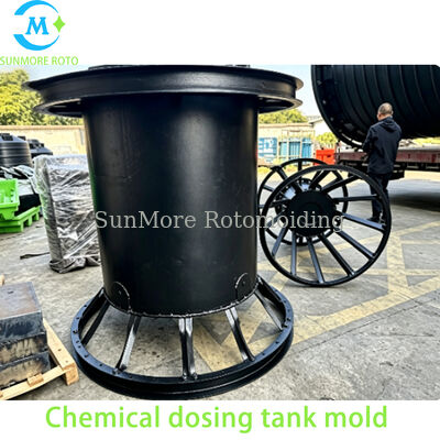 buy Custom Steel Rotomolding Mold For Plastic Chemical Dosing Tank, Carbon Steel Rotational Mould For Industrial Chemical Storage Tank online manufacture